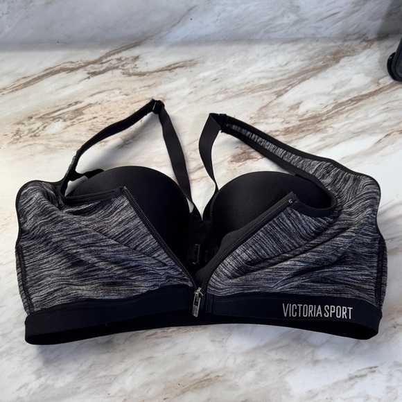 Women's Gray Sports Bra C36 - Picture 4 of 7